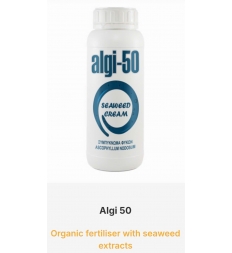SP MỚI PHÂN BÓN LÁ  HỮU CƠ SINH HỌC RONG BIỂN-ALGI 50  (40% Ascophyllum Nodosum Extract+8% K2O+21% OM) Hy Lạp