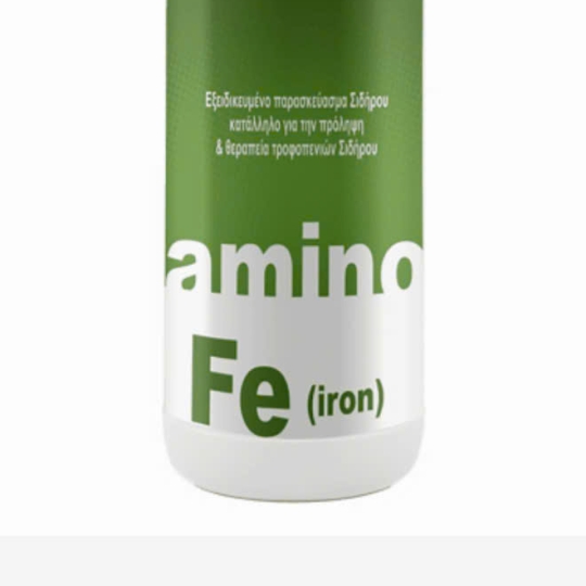 SP MỚI PHÂN BÓN LÁ AMINO Fe (6% N+5% Fe+12,5 % OM) Hy Lạp