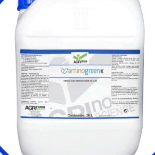 SP MỚI PHÂN BÓN LÁ  AMINO AXIT HỮU CƠ SINH HỌC -AMINOGREEN K (8% AMINO AXIT+4%N+20% K2O+8,5%Glycine betaine) TBN