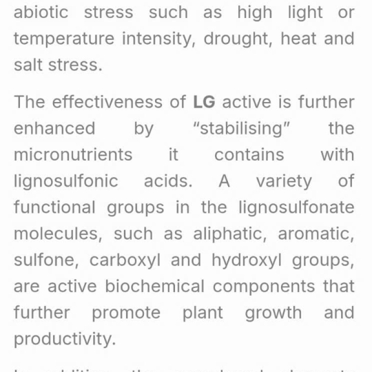 SP MỚI PHÂN BÓN LÁ  VI LƯỢNG - LG ACTIVE (2% Cu+1% Zn+1,2% Mn) Hy Lạp