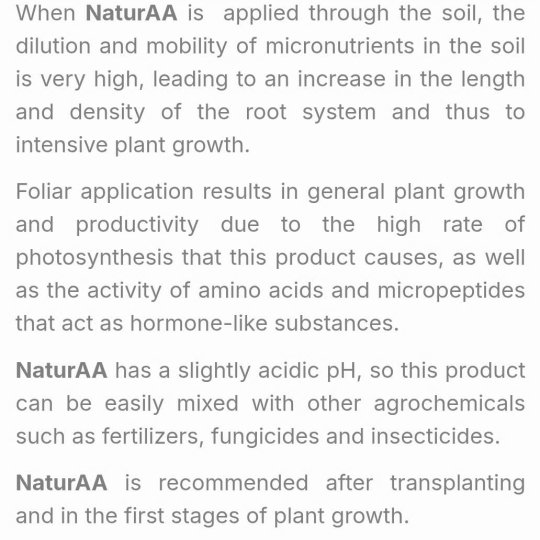 SP MỚI PHÂN BÓN LÁ  AMINO HỮU CƠ - NATURAA (7% Amino+4%N+20% OM) Hy Lạp