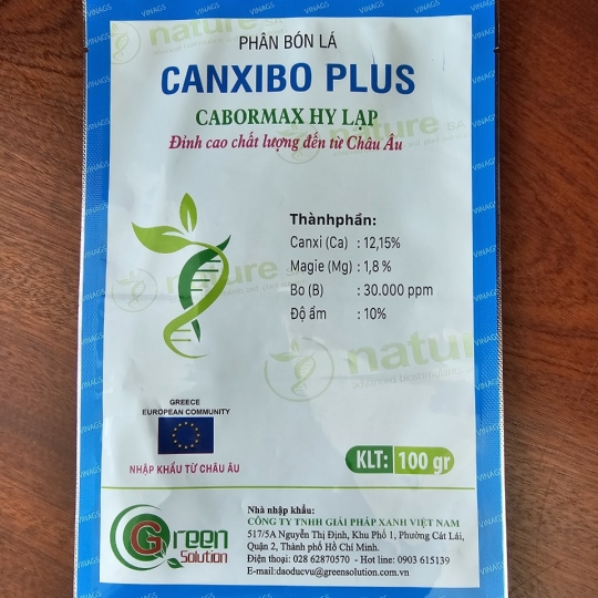 Phân bón lá trung vi lượng  Canxibo Plus (100 G) - Greece