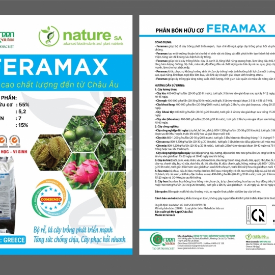 Phân bón hữu cơ - Feramax (500 G) - Greece
