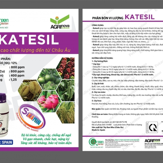 Phân bón vi lượng Katesil ( Sikamin 500 ML) - Spain