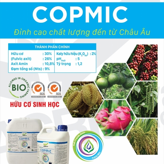 Phân bón hữu cơ - Copmic (20L) - Spain