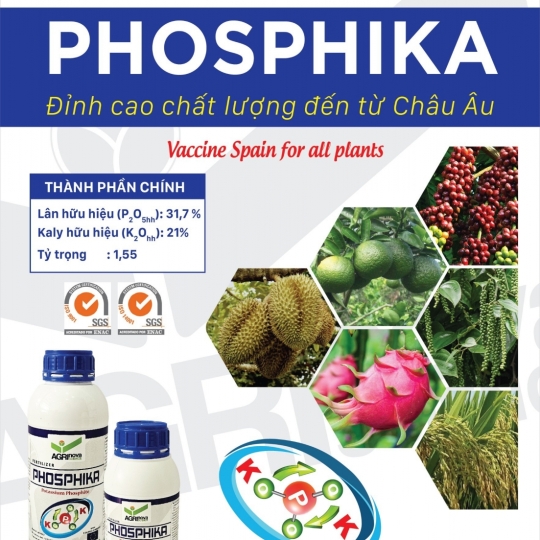 Phân bón hỗn hợp PK - PHOSPHIKA (500 ML) - Spain