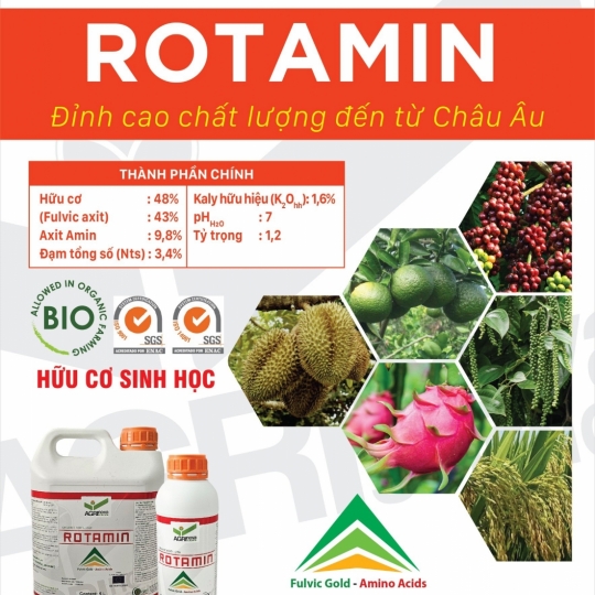 Phân bón hữu cơ - ROTAMIN (5L) - Spain