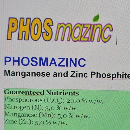 SP MỚI PHÂN BÓN LÁ PHOSPHITE Mn-Zn  (3%N +20% P2O5+5% Mn+5% Zn) TBN