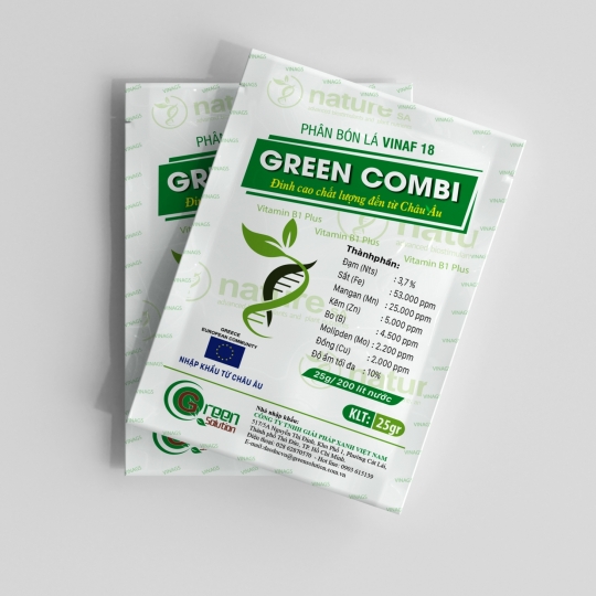 Phân Bón Lá Đạm Vi Lượng Vinaf 18 (Green Combi) 25 G - Greece
